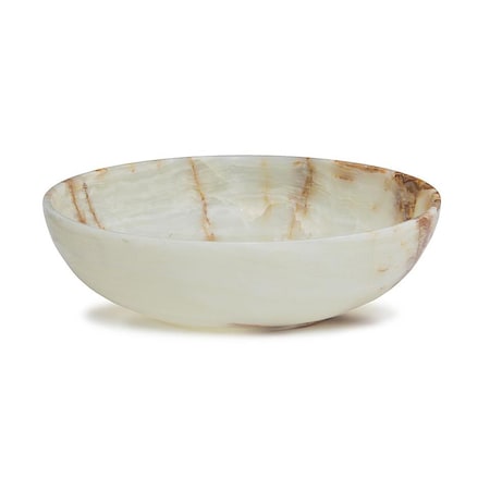 MARBLE CRAFTER 16 in. Laurus Bowl, Onyx BW30-ON